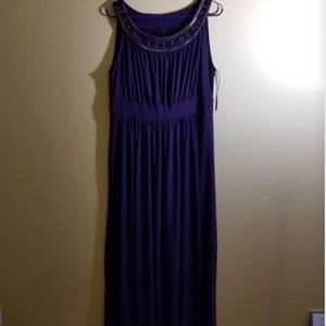 Purple Dress Gems A Line